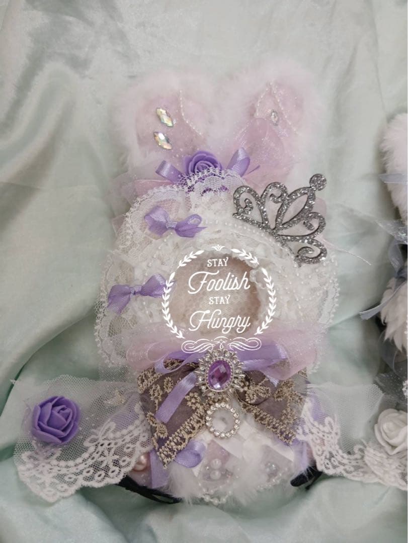 A.♡様ぬい服ふわふわうさ耳お座り着ぐるみ にじぱぺ ちびぐるみ いつぬい