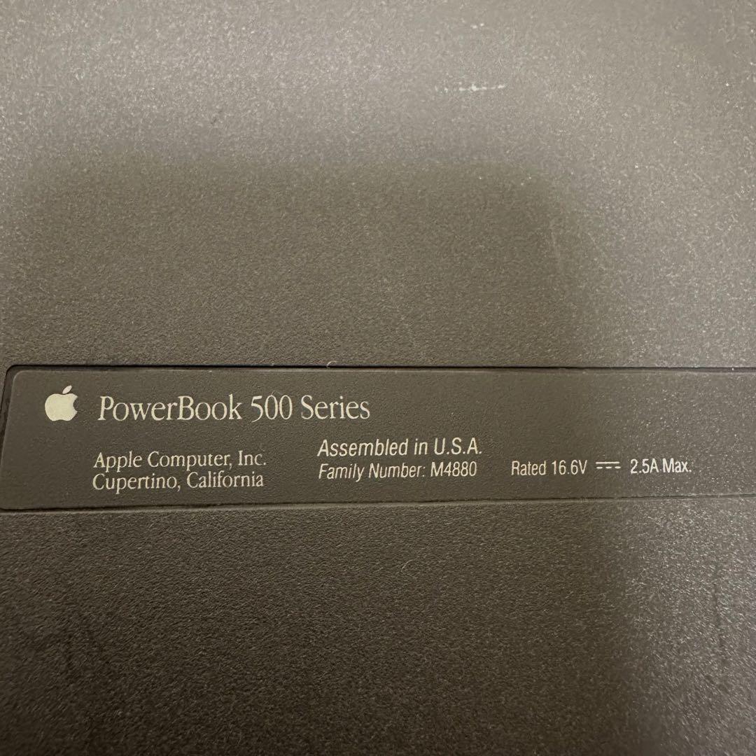 ビンテージApple Macintosh Power Book 550c