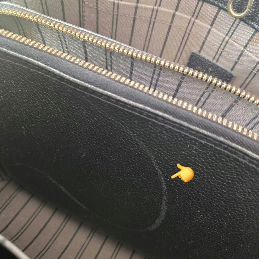 超特価！早い者勝ち！LouisVuittonルイヴィトン 黒 レザーハンドバッグ