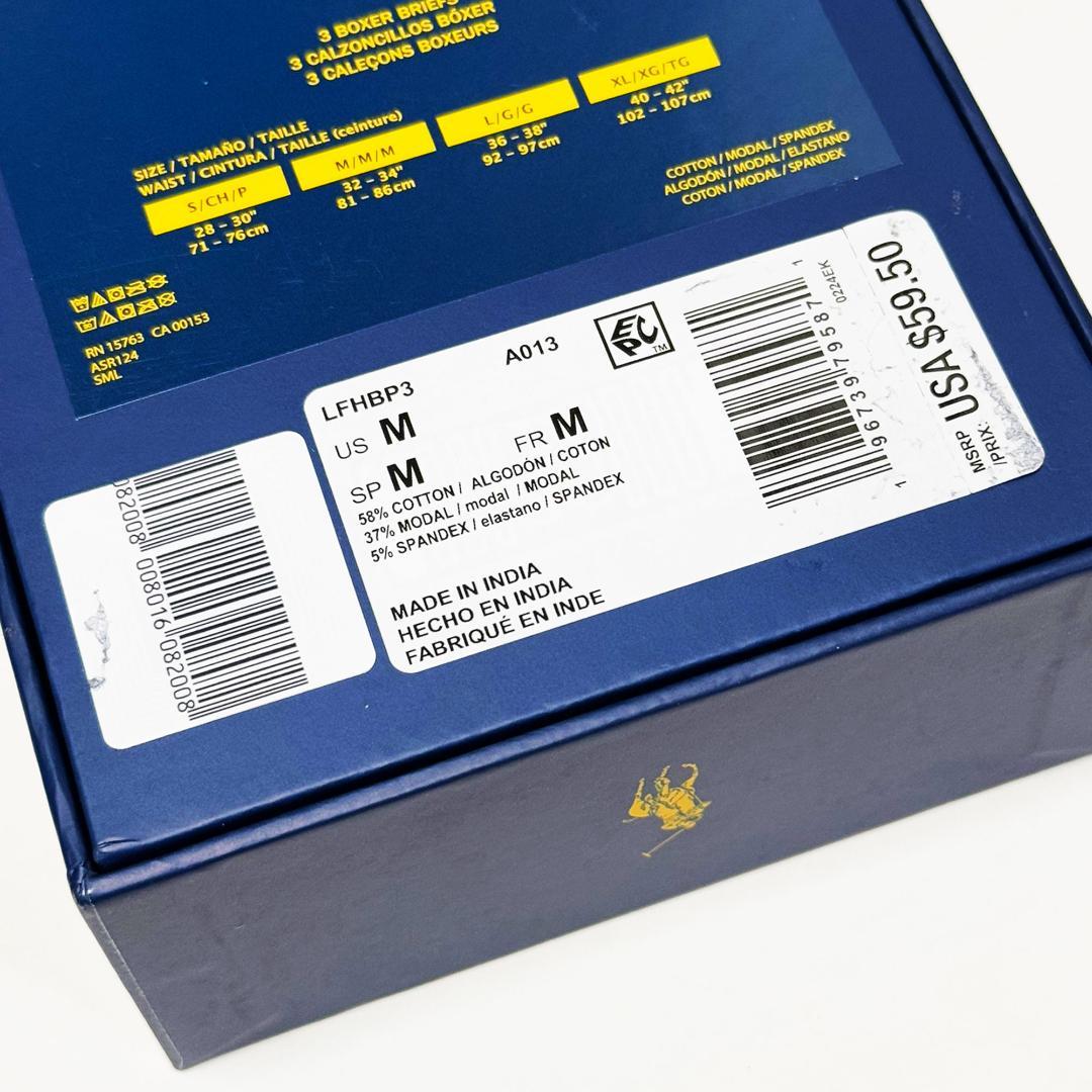 ■POLOポロラルフローレン ポロベアーボクサートランクス3点セットM新品E■