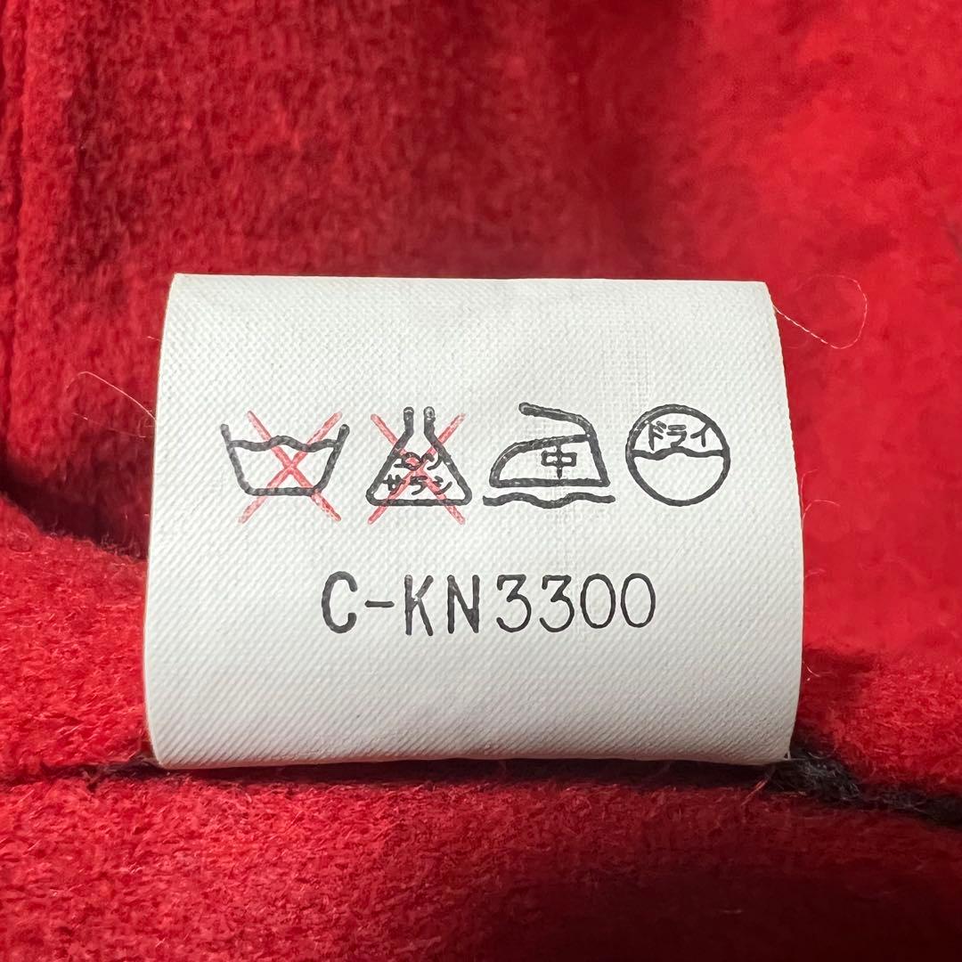 ❤️ヴィンテージ❤️Leilianレリアン ウールリバーコート グレー 赤 9