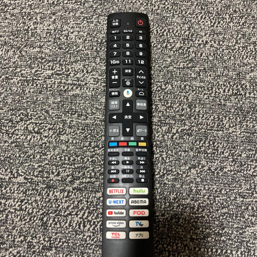 TCL 4K液晶テレビ　55P655 55インチ　2024年製