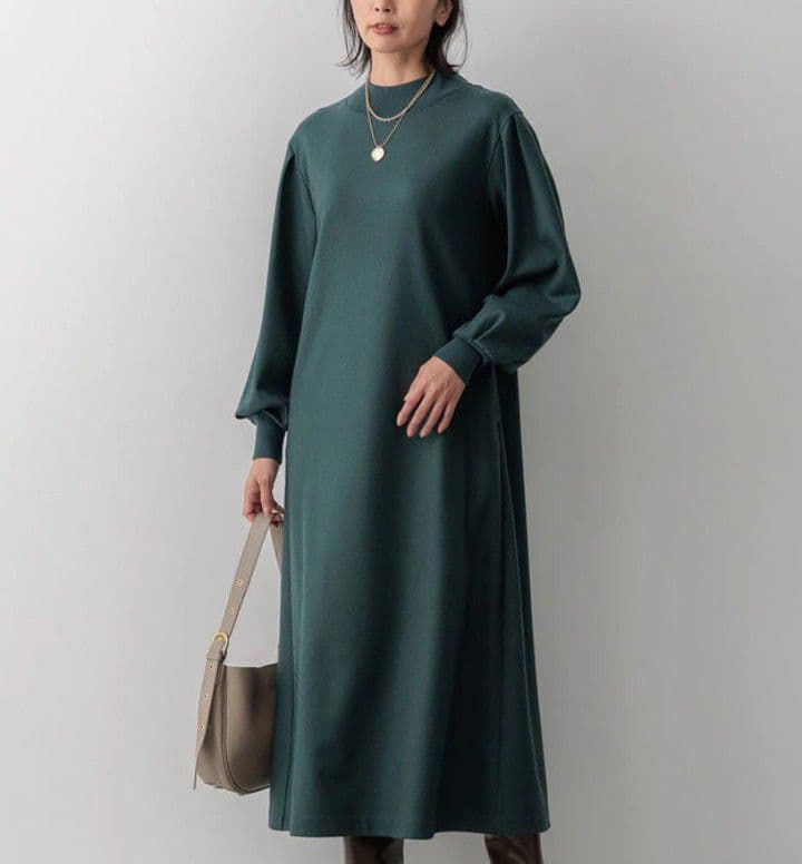 新品✨23区 24AW 洗える ウールミルドジャージーワンピース インナー付