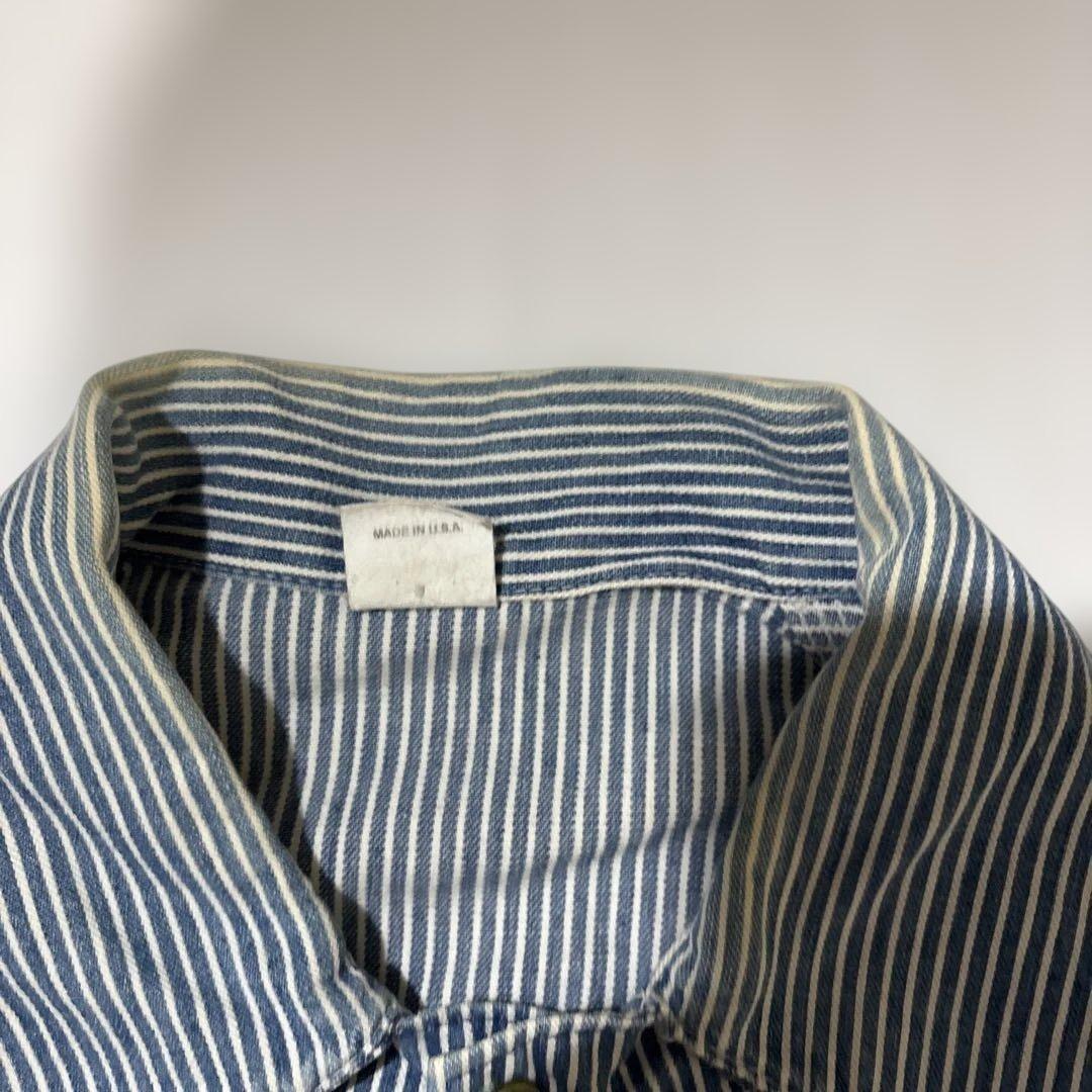 80s〜 OSHKOSH オシュコシュ ヒッコリー　カバーオール　usa製