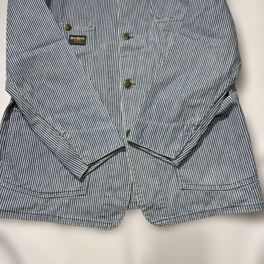 80s〜 OSHKOSH オシュコシュ ヒッコリー　カバーオール　usa製