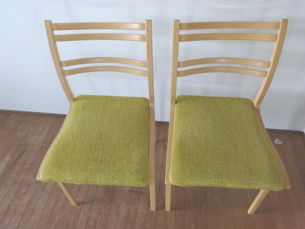 akiko　富士ファニチャー　Calm/カーム　軽量　曲げ木　2脚セット