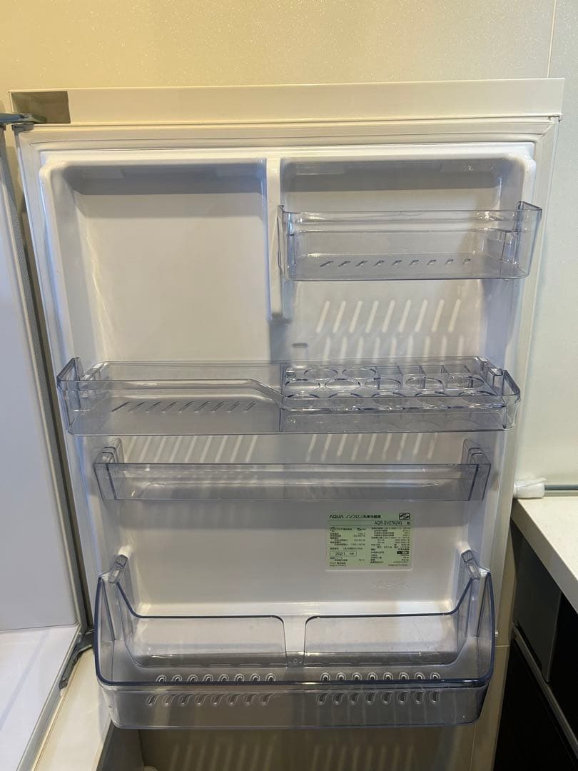 本日限り！アクアAQUA AQR-SV27K（2021年製）冷蔵庫272L（w）