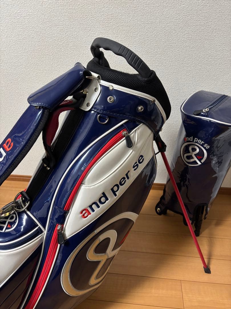 アンパスィ and per se スタンドキャディバッグ 限定品 ユニセックス