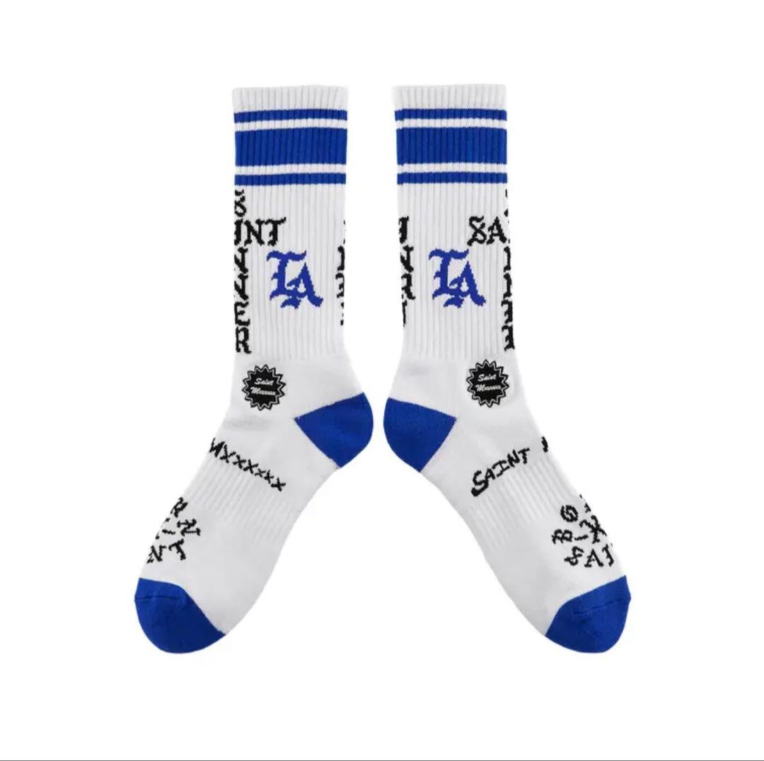 セントマイケル　ソックスホワイト