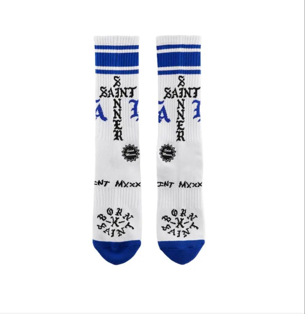 セントマイケル　ソックスホワイト