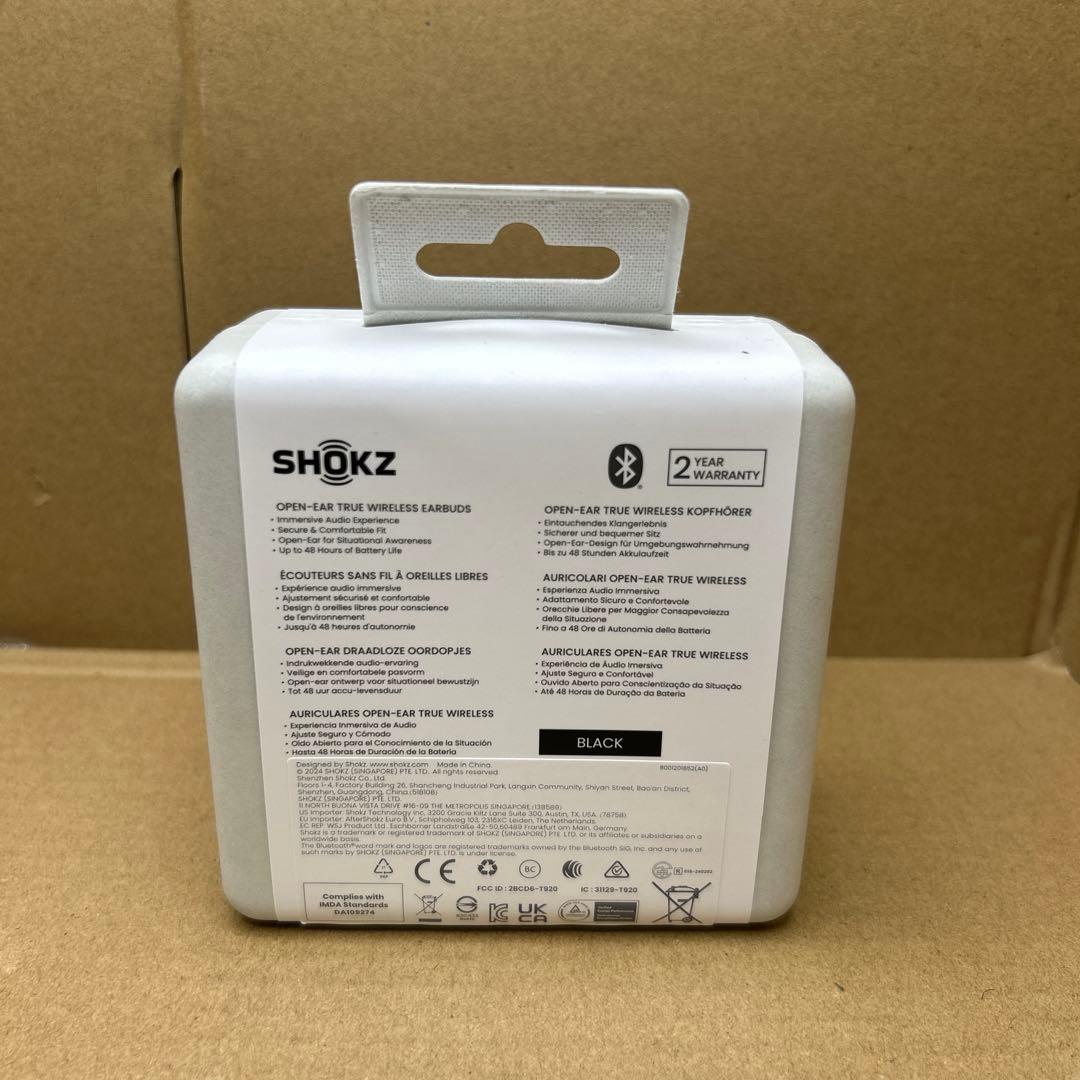 Shokz OpenFit 2 オープンイヤーヘッドホン 完全ワイヤレスイヤホン