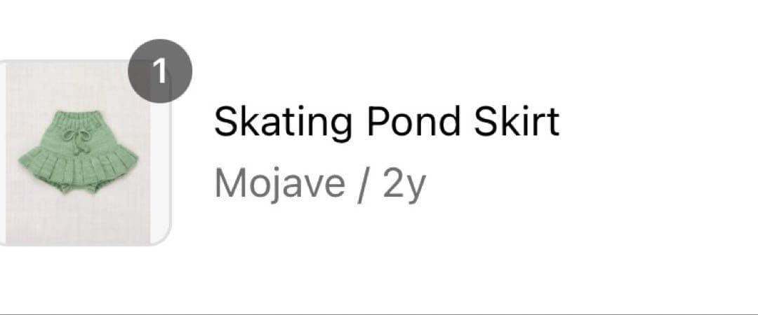 新品タグ付き misha and puffスケポン2Y