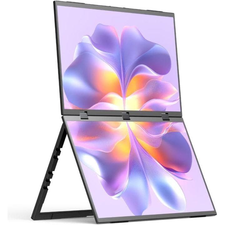 【極美品】18.5インチ デュアルモニター デュアルスクリーン ポータブル