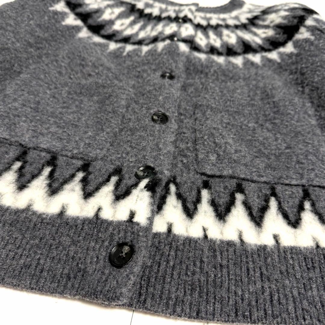 2024✨️完売品 アニュアンス ノルディック ニット カーディガン グレー