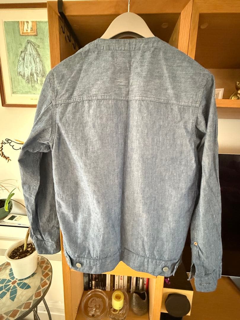 FULLCOUNT ライトブルー デニム風ジャケット