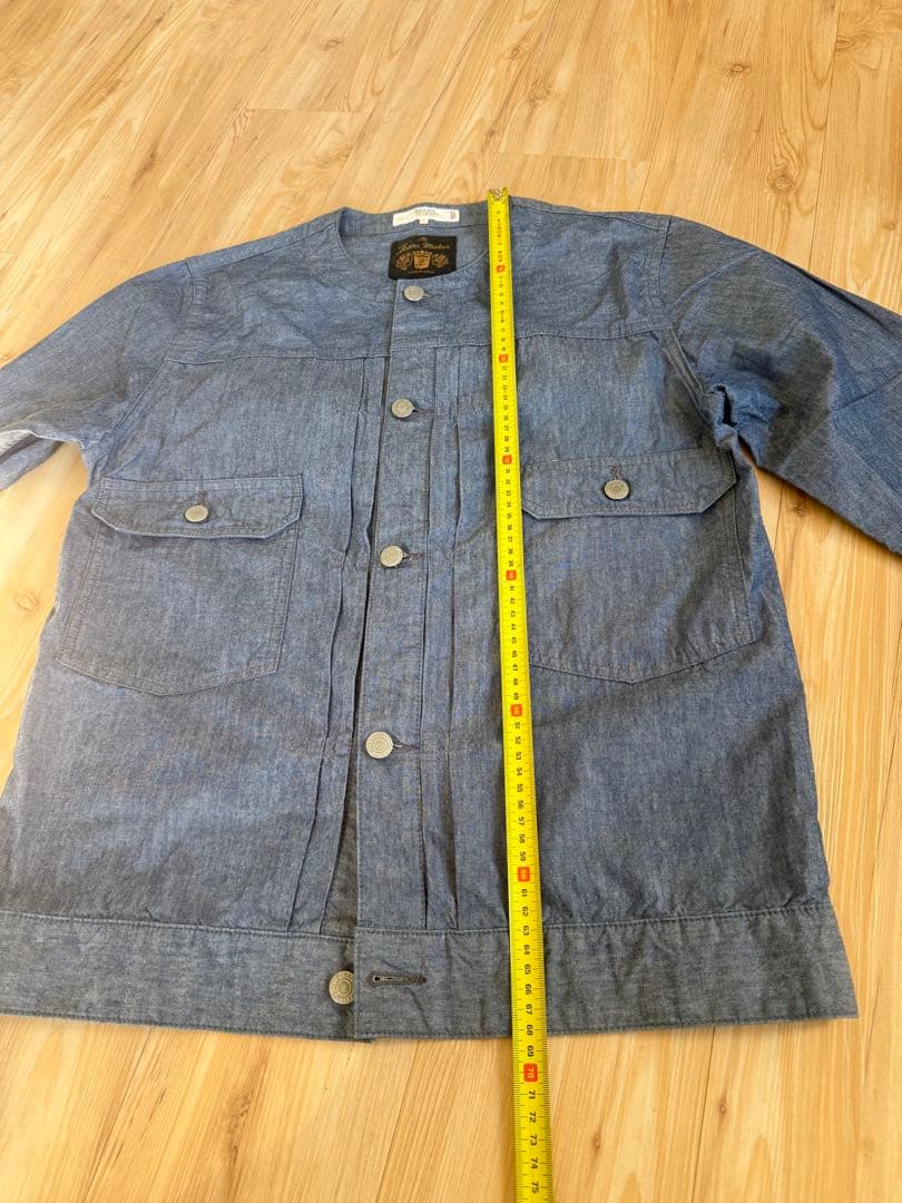 FULLCOUNT ライトブルー デニム風ジャケット