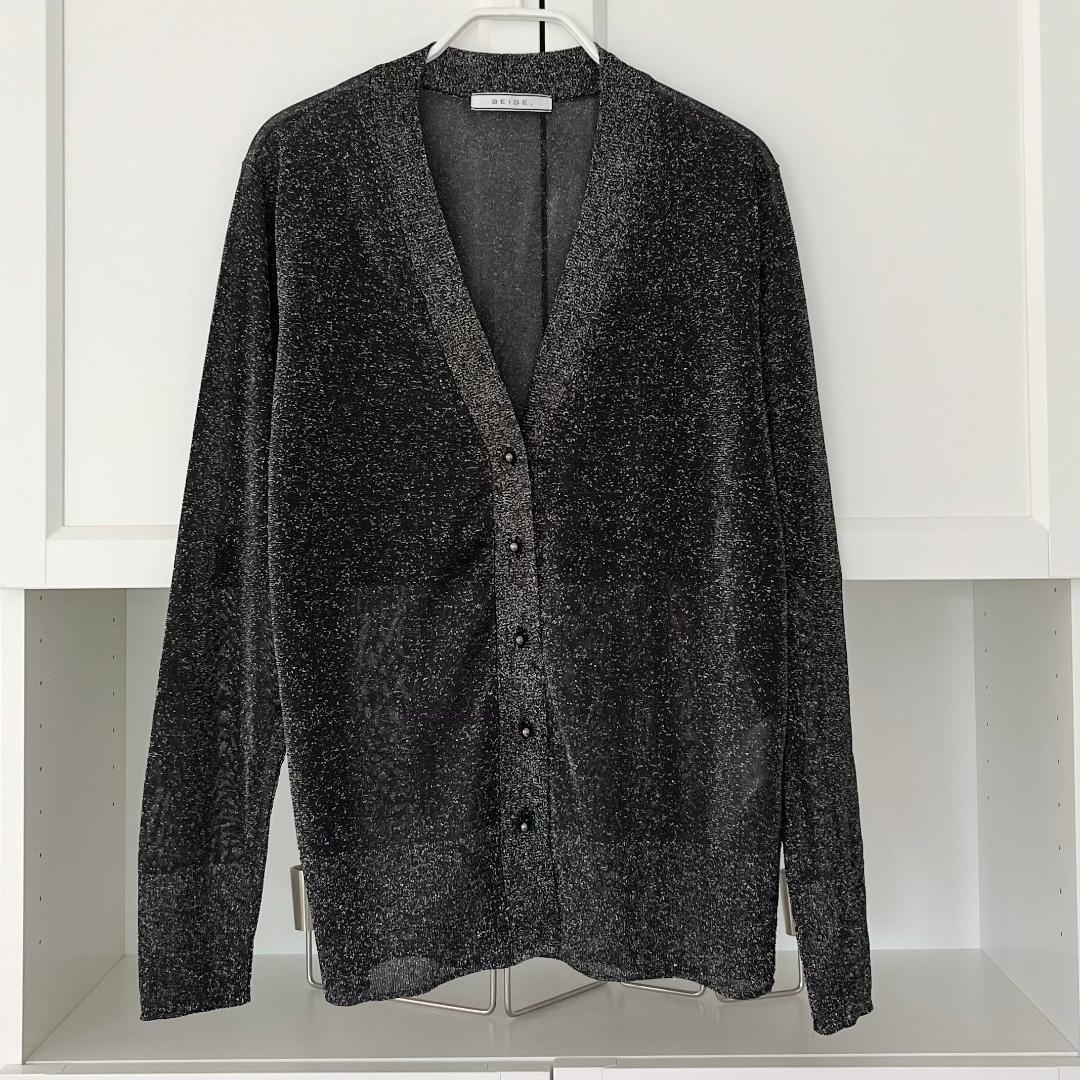 BEIGE　ベイジ　 【洗える】RIOU / カーディガン　Silver