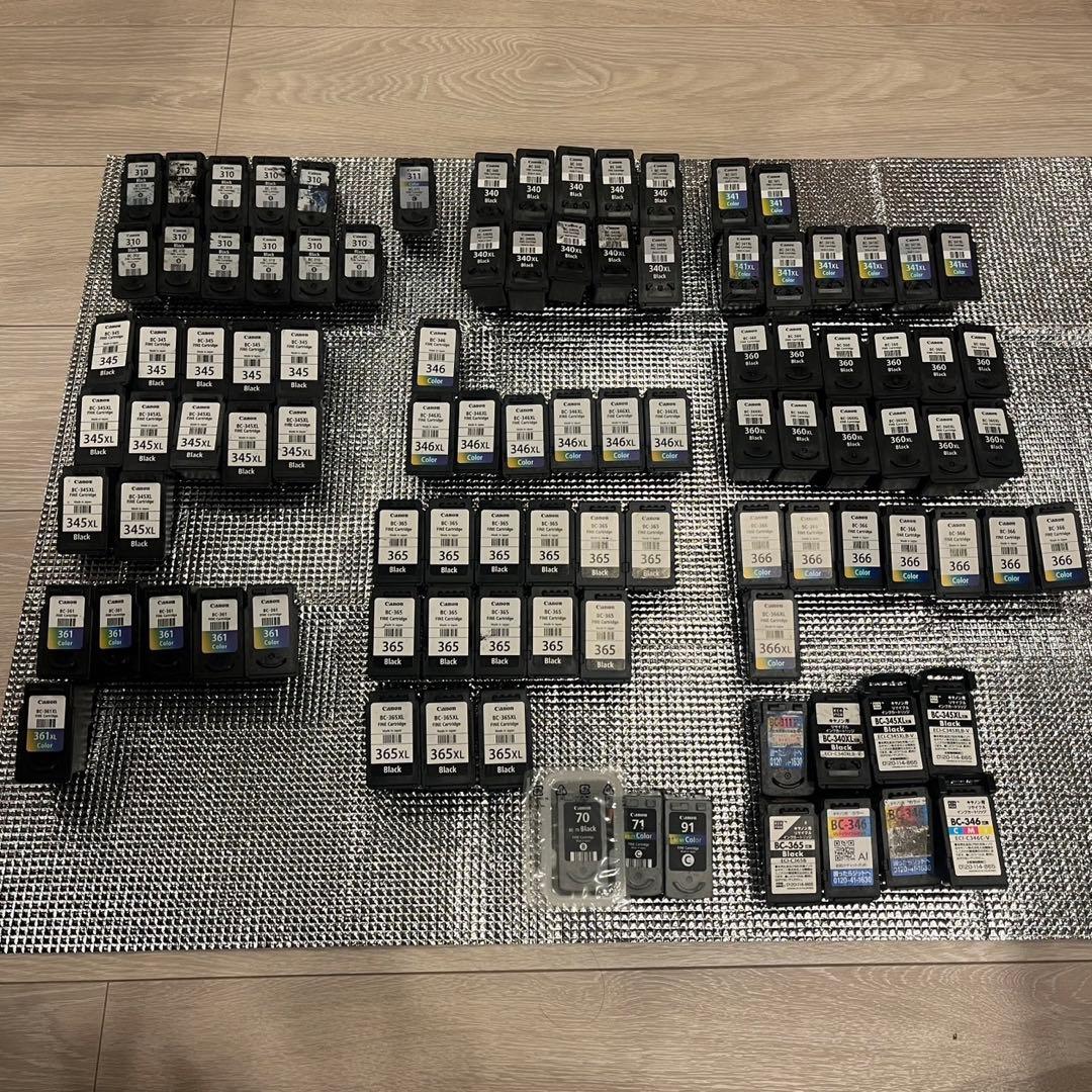 キャノン 純正インク使用済カートリッジ100個