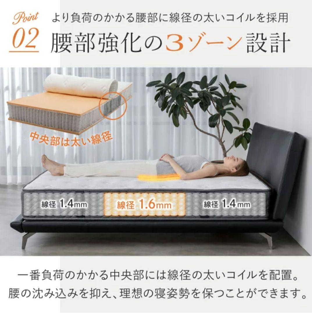 GOKUMIN スプリングマットレス セミダブル ゴクミン　マットレス