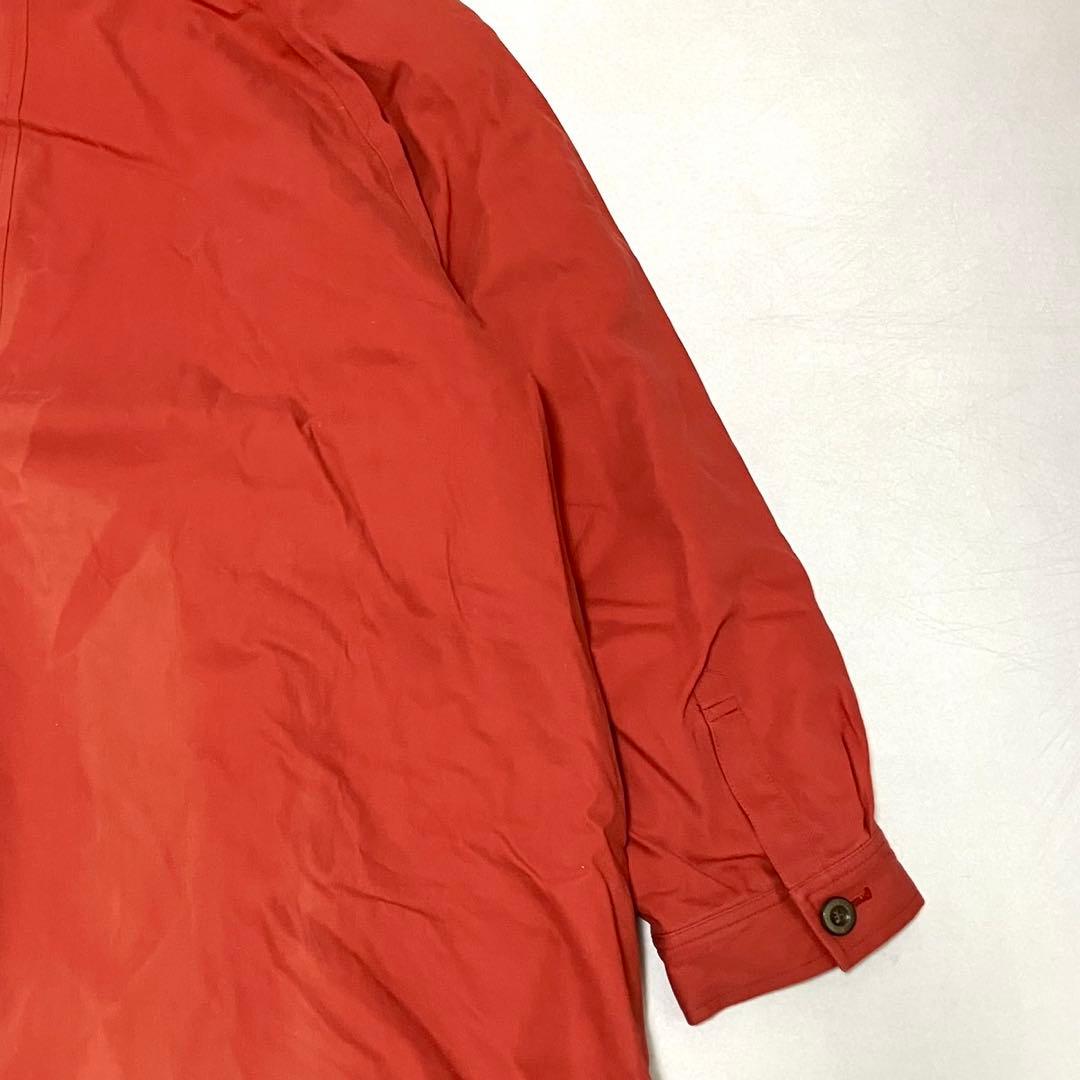 XL ライナー　バーバリーズ　ステンカラーコート　フード　ノバチェック　赤