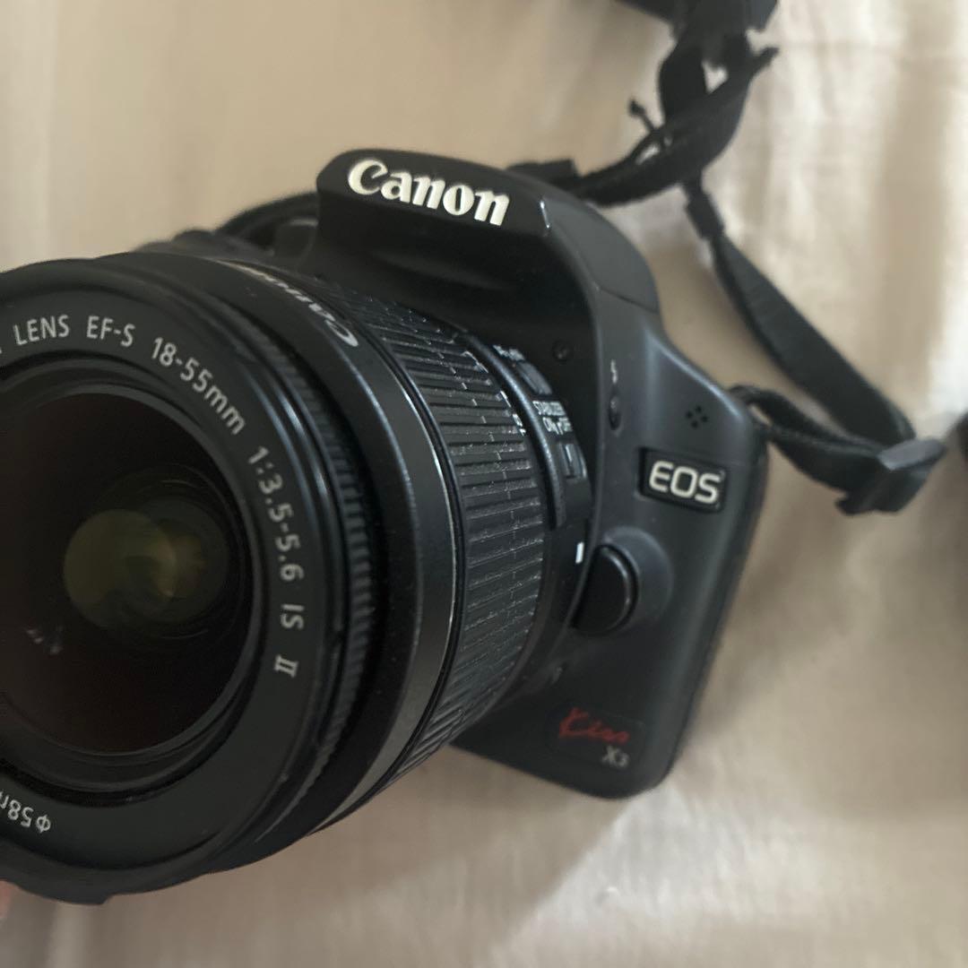 CANON EOS KISS X3 望遠レンズ55-250 ジャンク品
