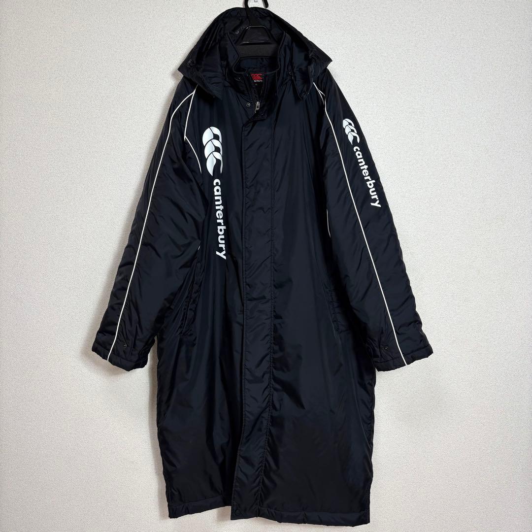 カンタベリー 2way フード付 ベンチコート 特大 3L 黒