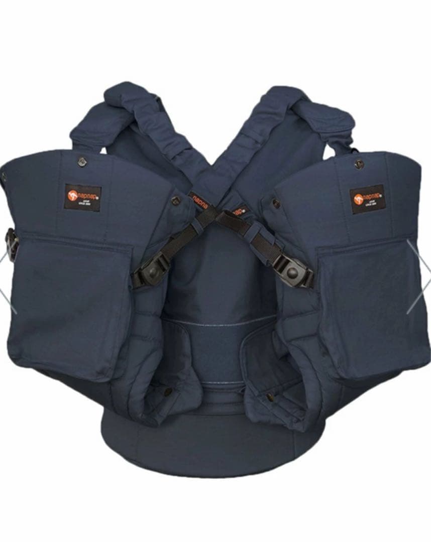 napnap 双子用抱っこひも ネイビー