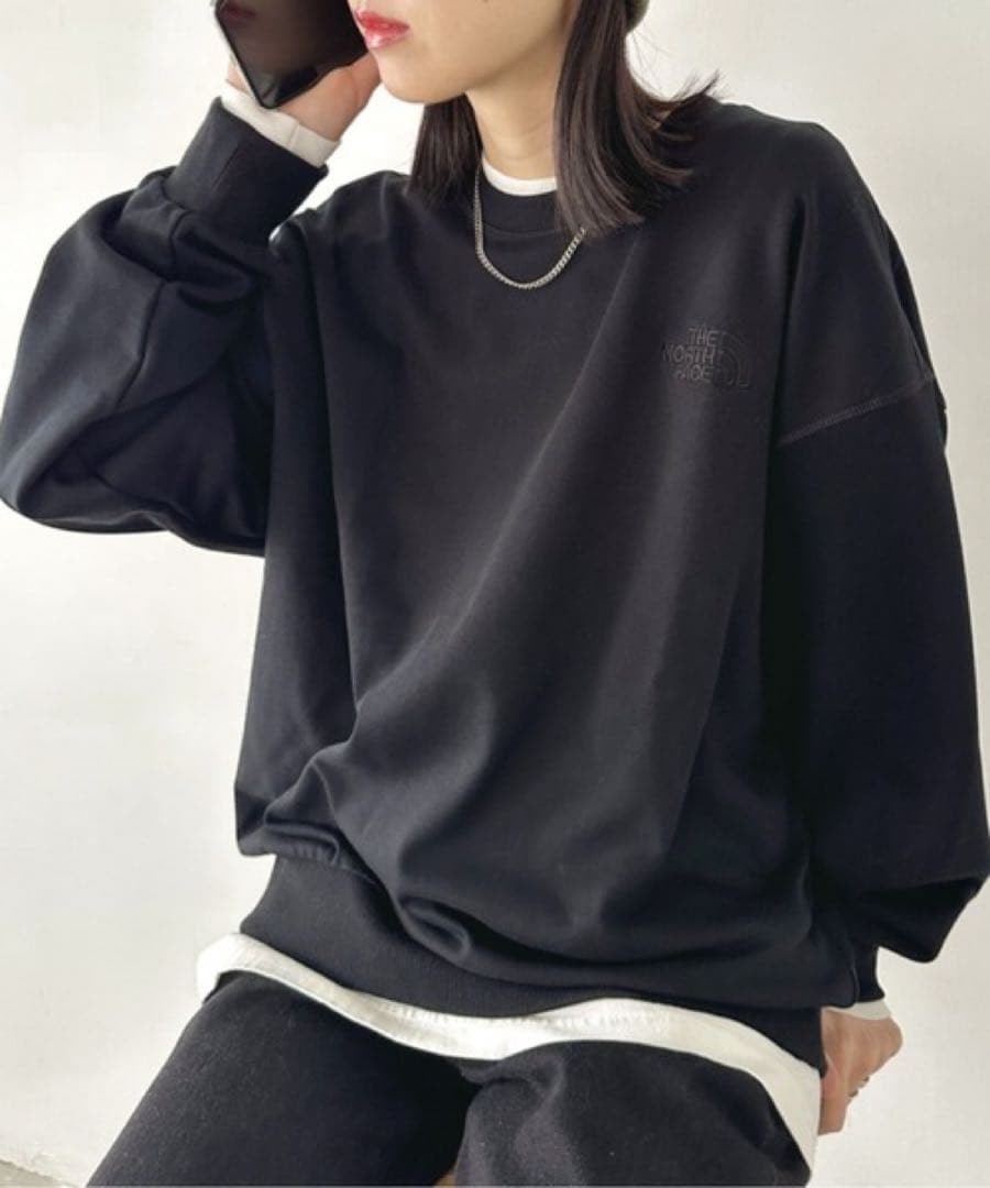 即納 新品 THE NORTH FACE ルーズフィット スウェット Lサイズ