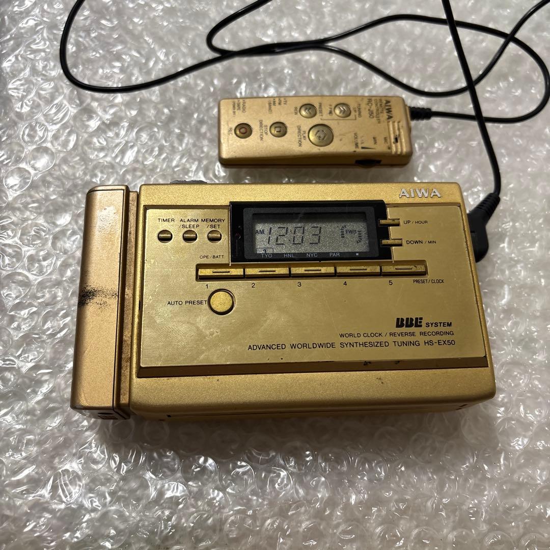 AIWA 日本製ステレオラジオ カセットボーイ HS-EX50 入手困难品