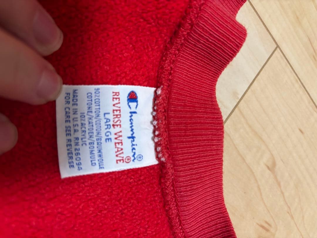 リバースウィーブ　champion 90s Lサイズ