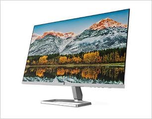 HP M27fw FHD ディスプレイ（ホワイト）パソコンモニター