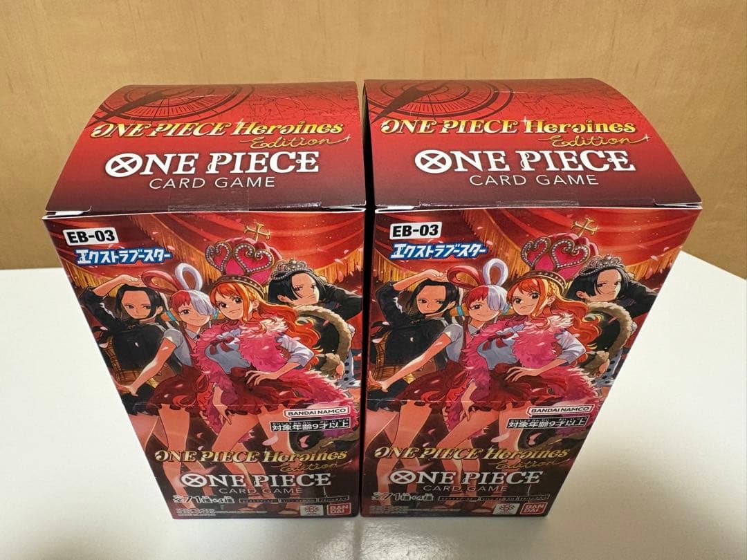 ワンピース カードゲーム ヒロインズエディション2BOX 未開封テープ付き