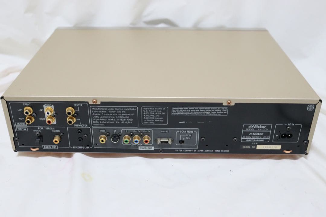 Victor　XV-D721 DVDオーディオプレーヤー DVDプレーヤー