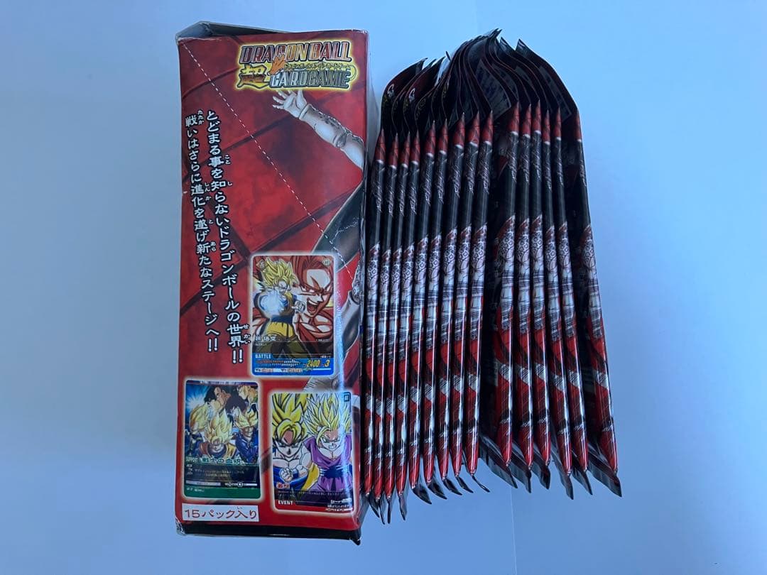 18年前　ドラゴンボールカード15パック（箱なし）