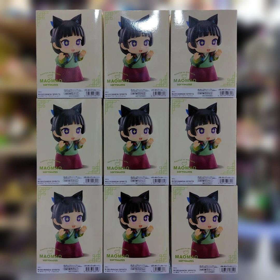 薬屋のひとりごと おおきなSOFVIMATES 猫猫　フィギュア 9個セット