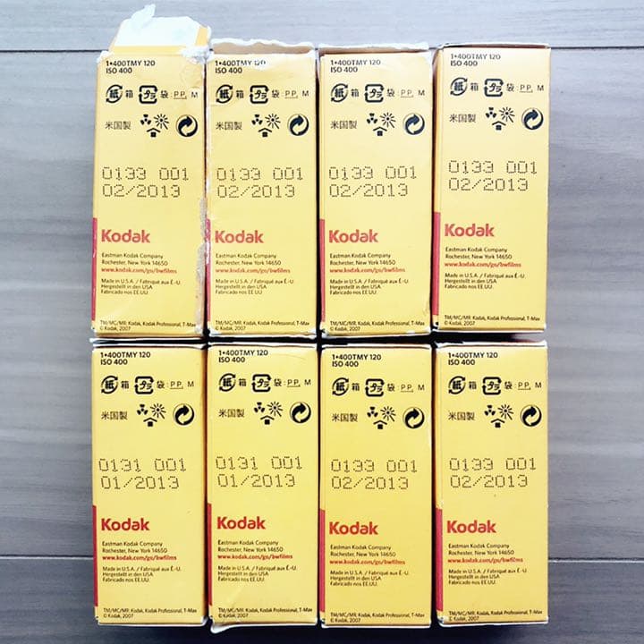 kodak✩TMAX 400 ブローニーフィルム　8本セット