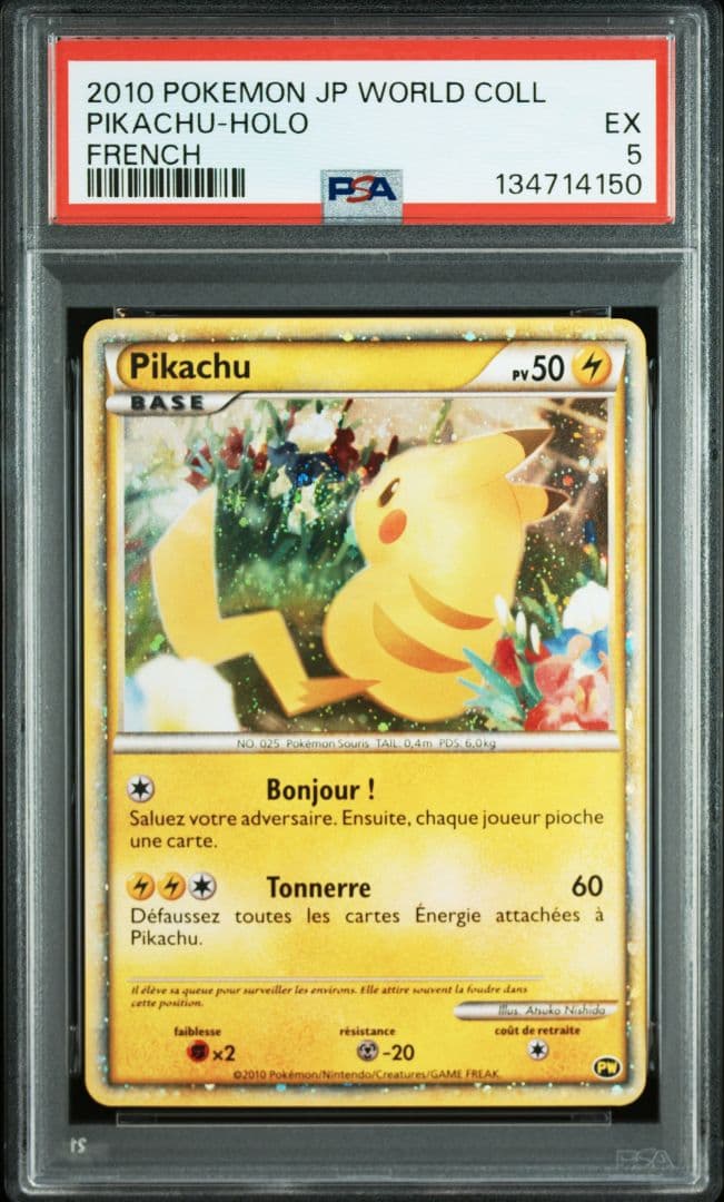 ピカチュウワールド　ピカチュウ PSA5 フランス