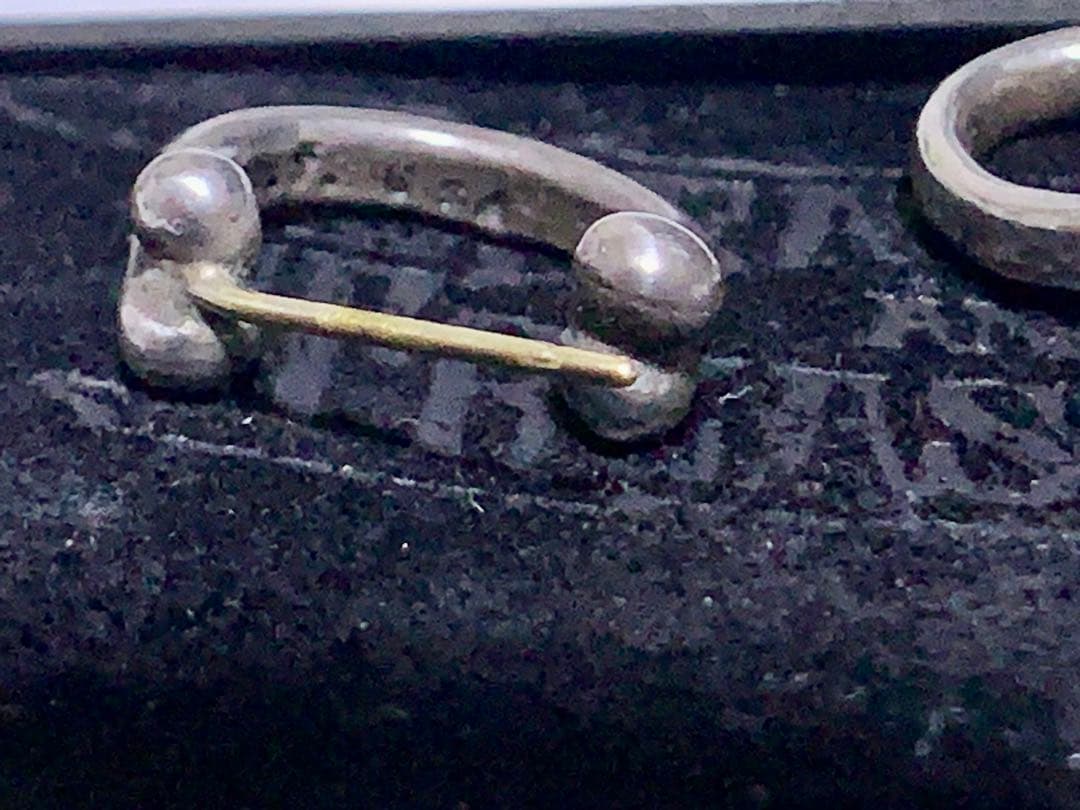 LEATHERS AND TREASURES 2001年スカルボーンピアス 2個