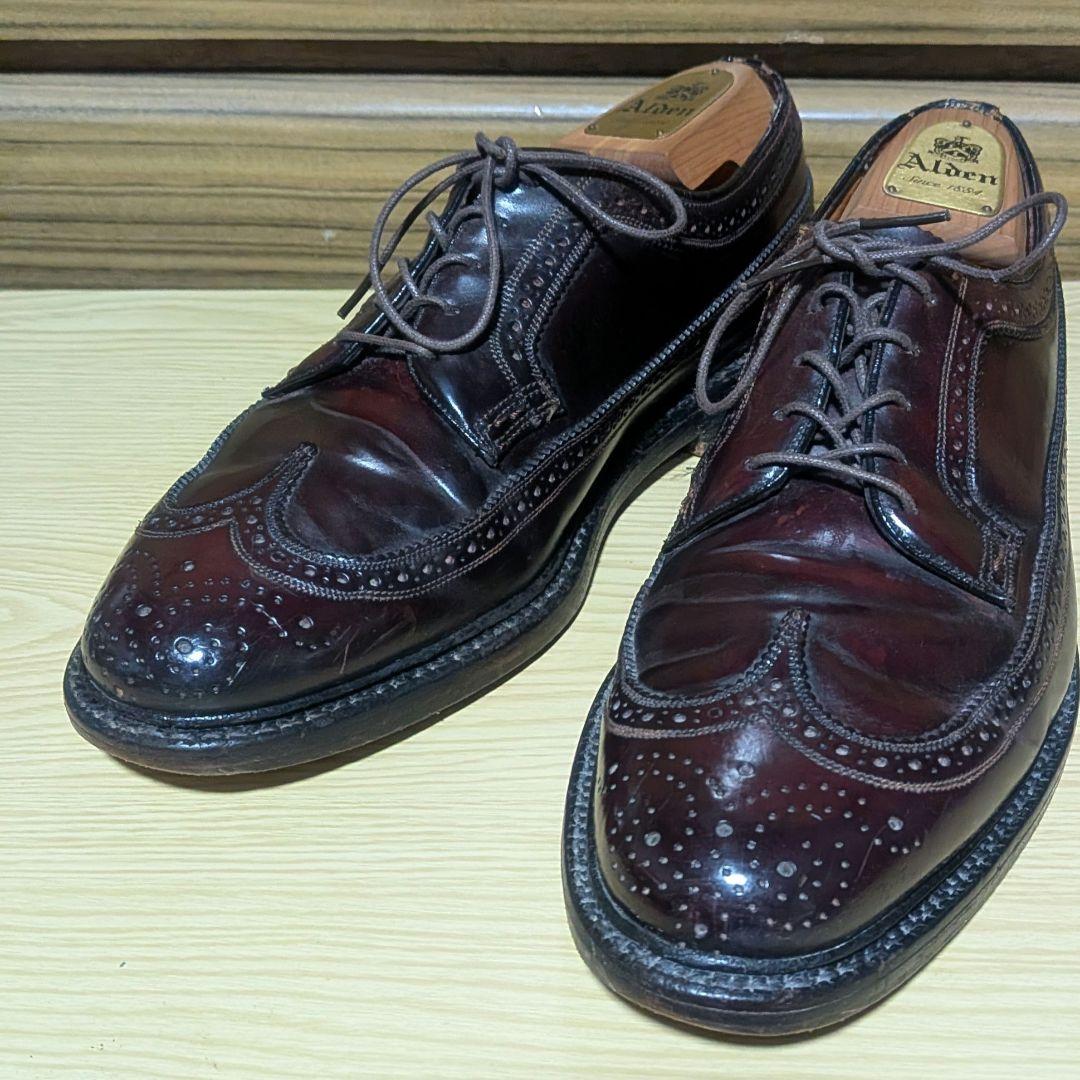 フローシャイム　ヴィンテージ　コードバンウイングチップ　74年製