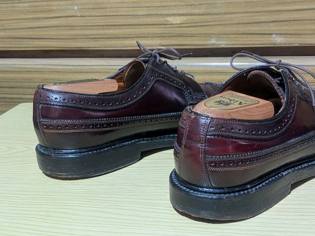 フローシャイム　ヴィンテージ　コードバンウイングチップ　74年製