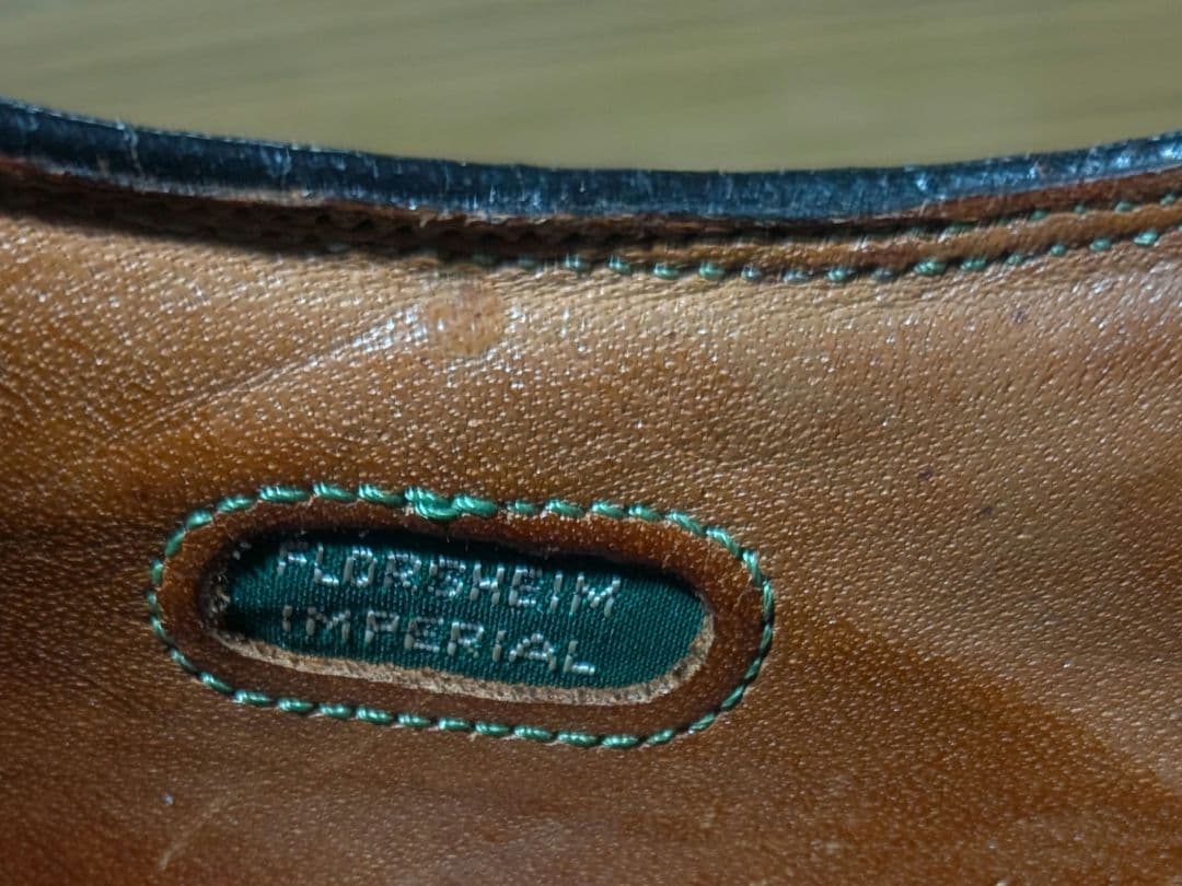 フローシャイム　ヴィンテージ　コードバンウイングチップ　74年製