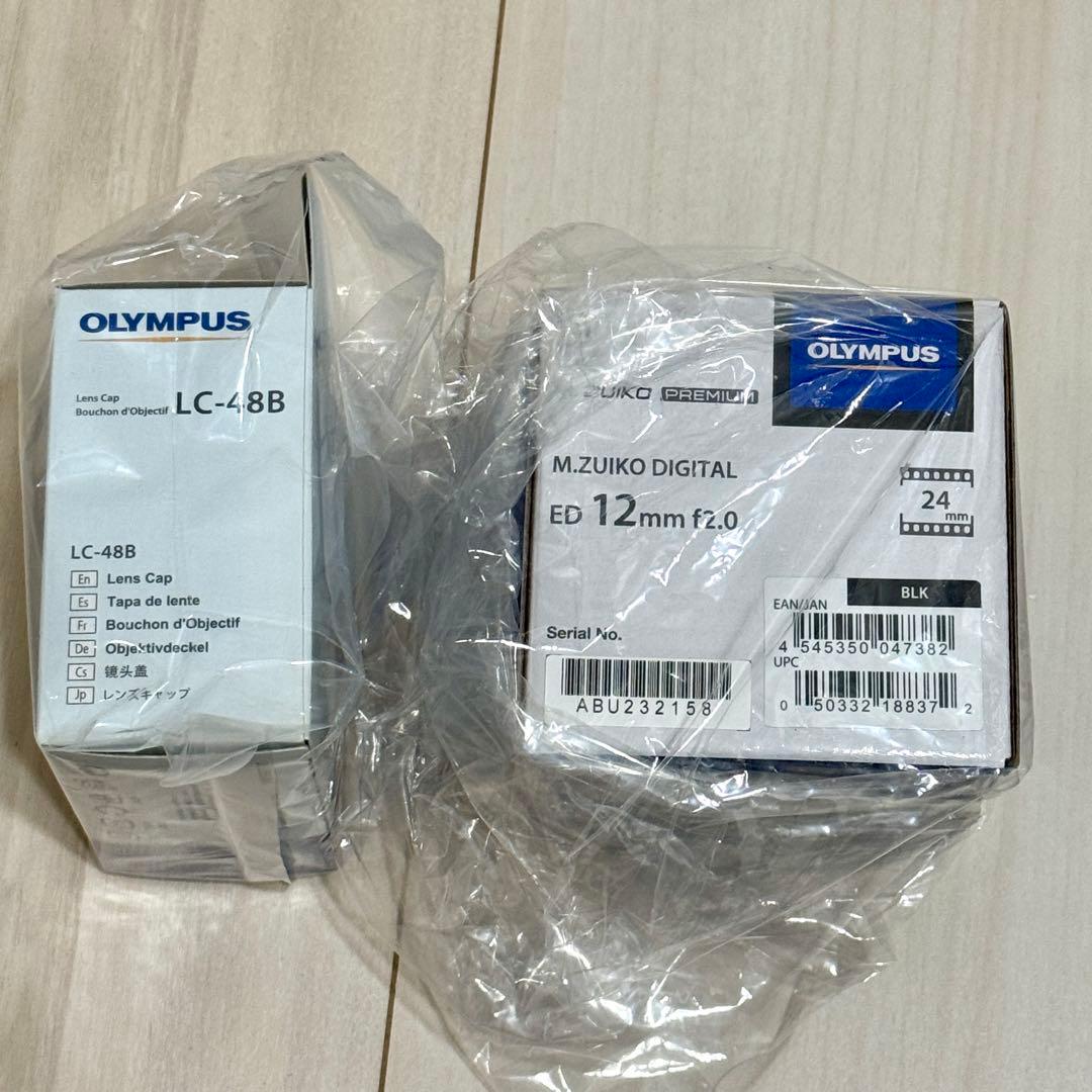 新品未使用　M.ZUIKO DIGITAL ED 12mm F2.0 ブラック