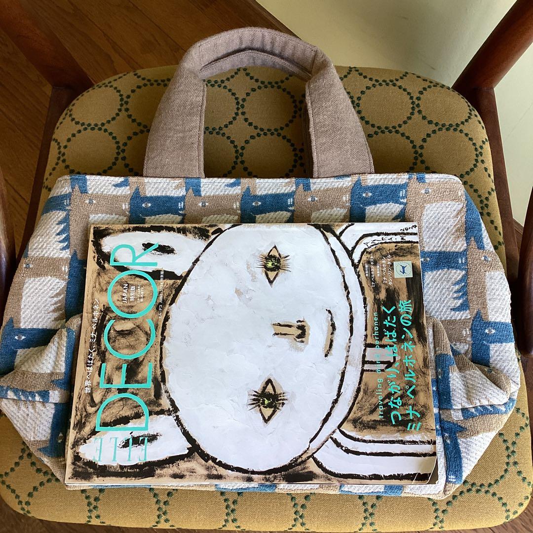 ミナペルホネンthoroughbred トートバッグ　ハンドメイド