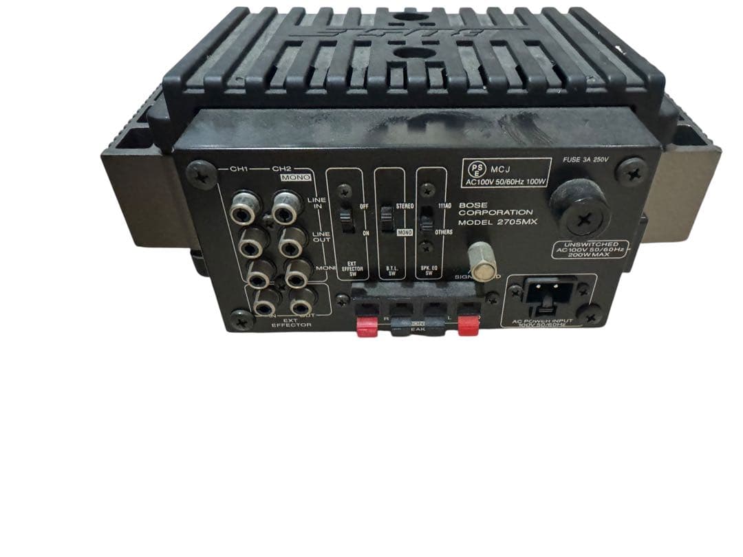 【BOSE/ボーズ】 パワーアンプ MODEL 2705MX 　通電確認済