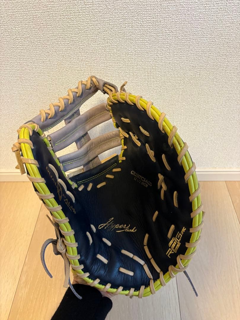 美品　軟式用　ローリングス　ファーストミット