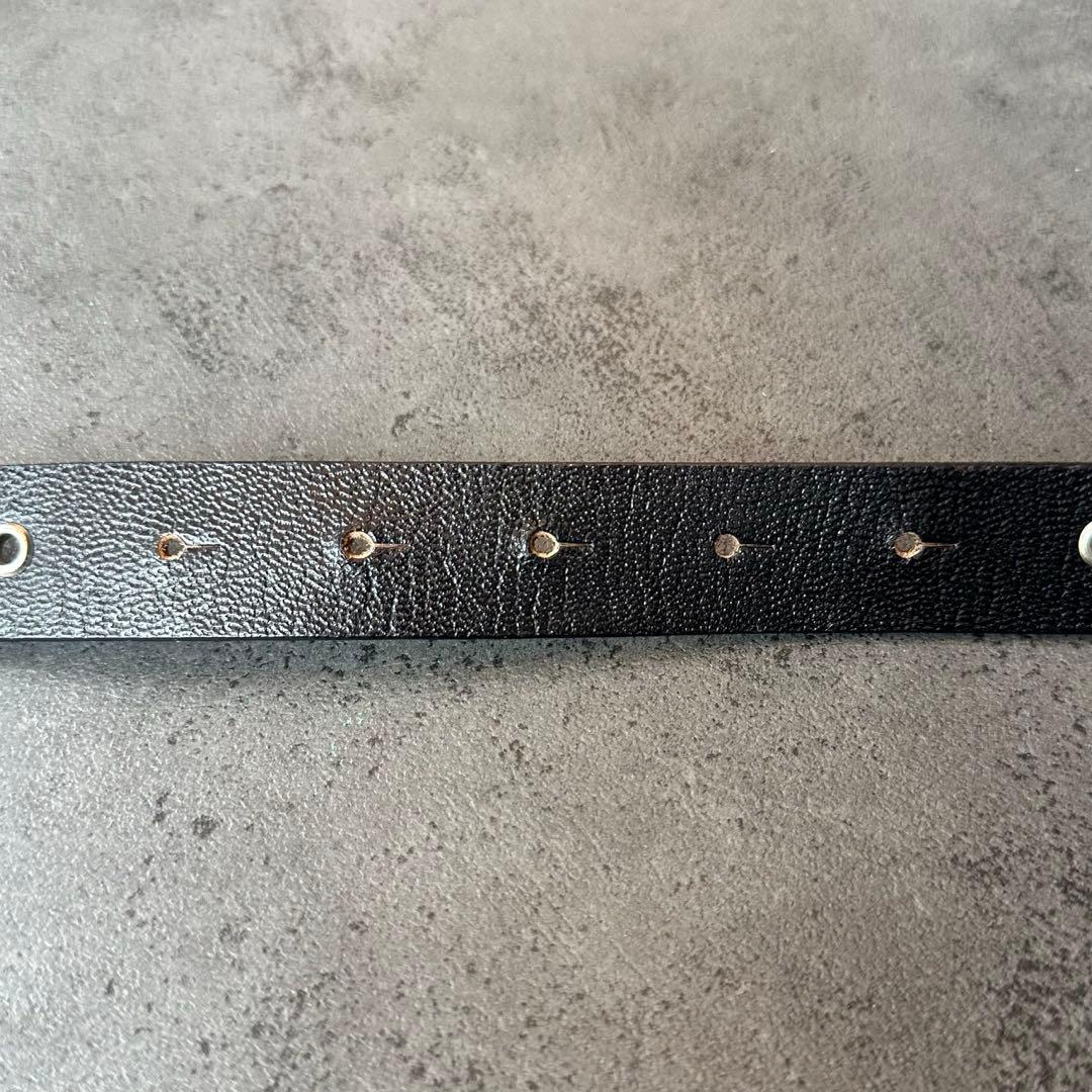 DOLCE&GABBANA y2k 00s ロック ロゴ　レザーベルト