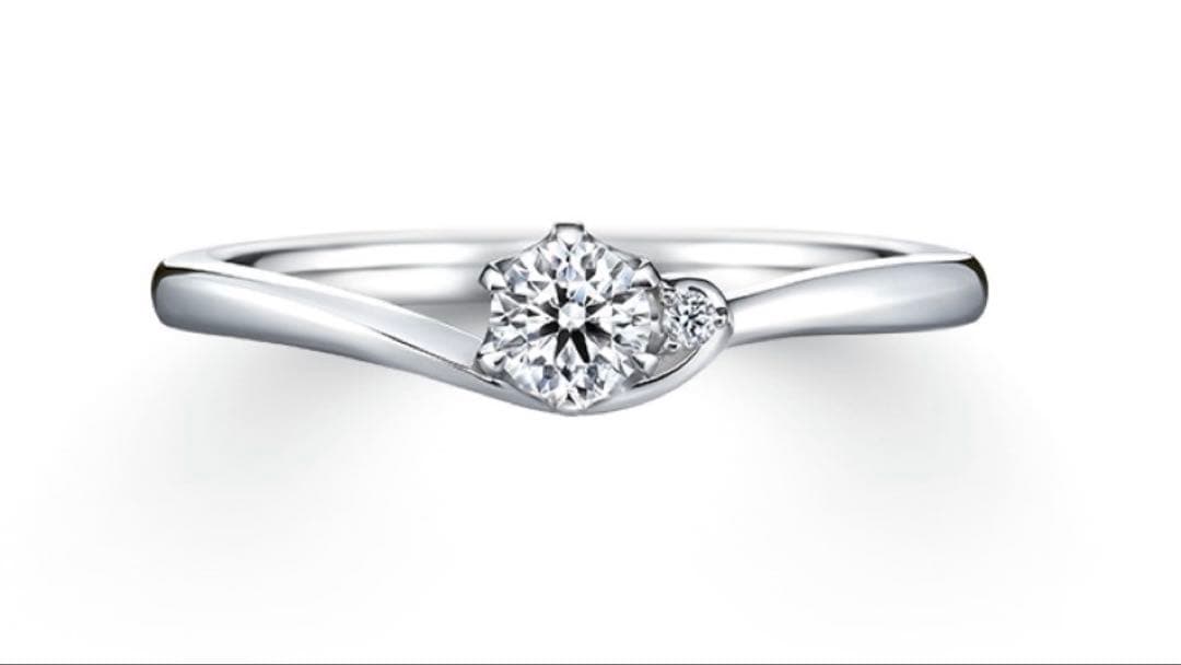 「新品、未使用、Pt」I-PRIMO 婚約指輪