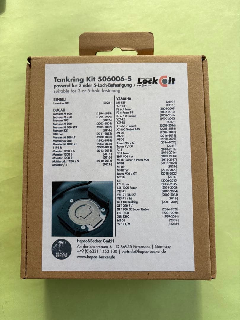 ヘプコ＆ベッカー タンクバック ROYSTER 640-810-0001