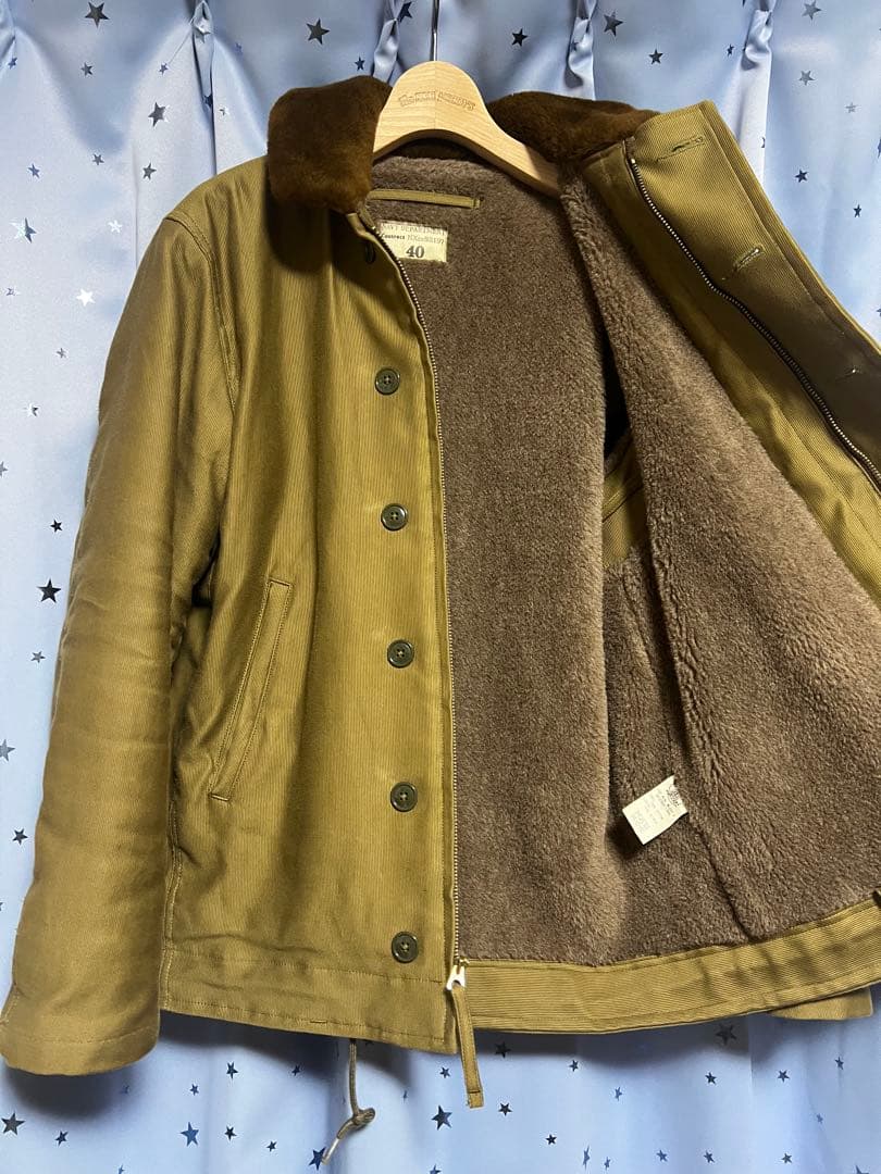 リアルマッコイズ　N-1デッキジャケット　スペシャルモデル アルパカ100%