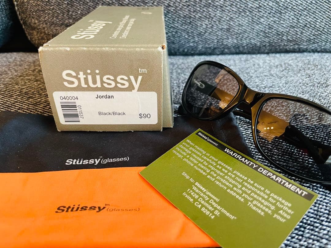 Stüssy サングラス　Jordan ブラック